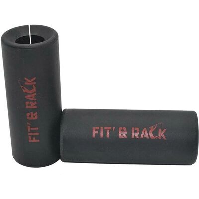 Fit'& Rack FAT-001 - Vetgreep x2 zwart - Fitnessaccessoires Fit'& Rack FAT-001 - Vetgreep x2 zwart - Fitnessaccessoires