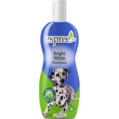Espree White Dog Shampoo - Aloe Vera, Brightening, 355ml Espree White Dog Shampoo - Aloe Vera, Brightening, 355ml