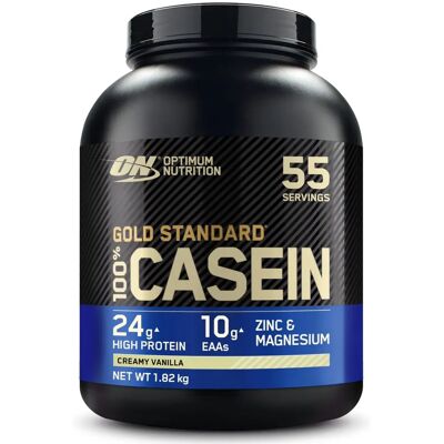 Optimum Nutrition 1820g Protéine de Caséine à la Vanille - Poudre de Protéine - Publicité Optimum Nutrition 1820g Protéine de Caséine à la Vanille - Poudre de Protéine - Publicité
