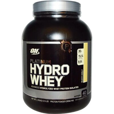 Optimum Nutrition Hydro Whey Vanille - Poudre de Protéines - Publicité Optimum Nutrition Hydro Whey Vanille - Poudre de Protéines - Publicité