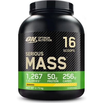Optimum Nutrition Serious Mass Banana Protein Powder - 6 lb Optimum Nutrition Serious Mass Banana Protein Powder - 6 lb