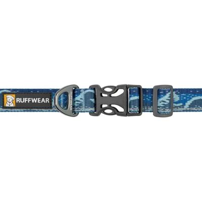 Ruffwear Crag Reflekterende Midnight Wave Hundehalsbånd - 28-36cm Ruffwear Crag Reflekterende Midnight Wave Hundehalsbånd - 28-36cm