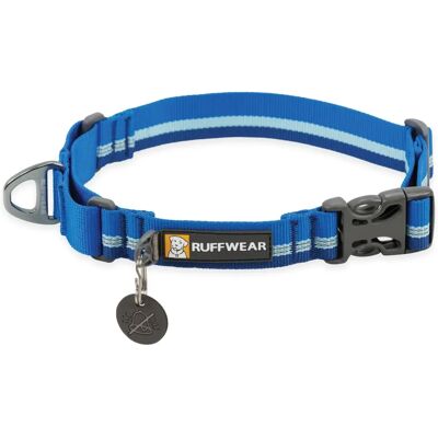 Collare Ruffwear Blue Pool 43-51cm Anello a V Riflettente Collare Ruffwear Blue Pool 43-51cm Anello a V Riflettente