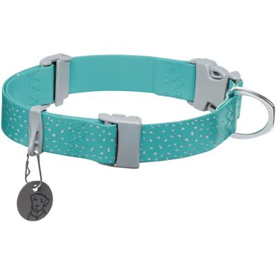 Ruffwear Confluence Cuello de perro impermeable - Aurora Teal - 51-66 cm Ruffwear Confluence Cuello de perro impermeable - Aurora Teal - 51-66 cm