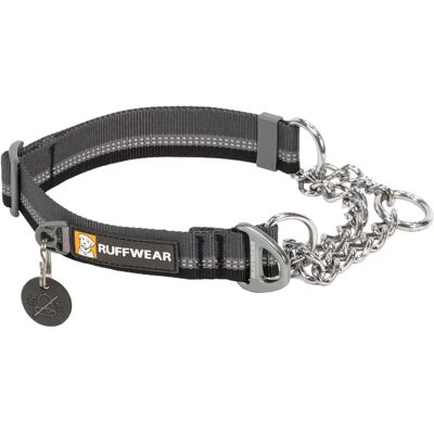 Hundehalsbånd fra Ruffwear - Basalt Grey - Reflekterende, Trening, Rustfritt stål kjede Hundehalsbånd fra Ruffwear - Basalt Grey - Reflekterende, Trening, Rustfritt stål kjede