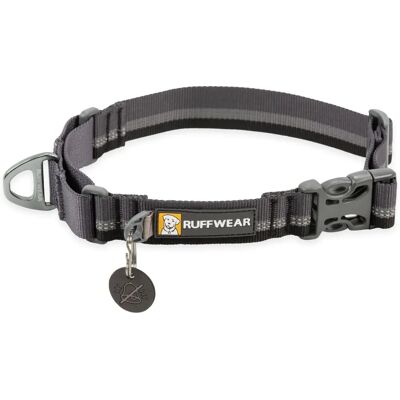 Ruffwear Web Reaction Collar - Basalt Grey - 36-43 cm, 25 mm Ruffwear Web Reaction Collar - Basalt Grey - 36-43 cm, 25 mm