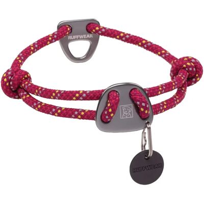 Collier pour chien Ruffwear - Hibiscus Pink, Réglable, Reflecteur - Knot-a-Collar - Publicité Collier pour chien Ruffwear - Hibiscus Pink, Réglable, Reflecteur - Knot-a-Collar - Publicité