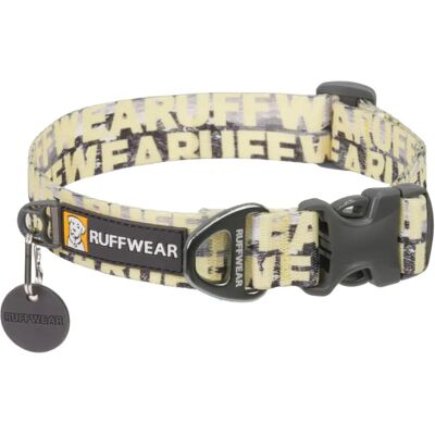 Collar para perros Ruffwear Front Range - Mountains Logo - Anillo en V, Etiqueta ID, Silicona anti-ruido Collar para perros Ruffwear Front Range - Mountains Logo - Anillo en V, Etiqueta ID, Silicona anti-ruido