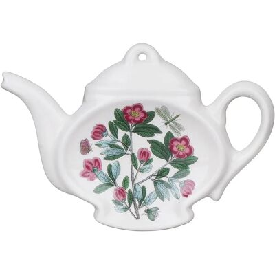 Portmeirion Botanic Garden Rhododendron Teabag & Spoon Rest Portmeirion Botanic Garden Rhododendron Teabag & Spoon Rest