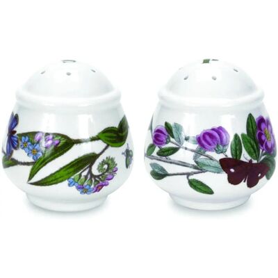 Portmeirion Botanic Garden Salt & Pepper Pots - Floral Ceramic Set Portmeirion Botanic Garden Salt & Pepper Pots - Floral Ceramic Set