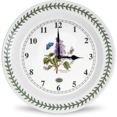 Portmeirion Botanic Garden Wall Clock Lilac - Wall Clock Portmeirion Botanic Garden Wall Clock Lilac - Wall Clock