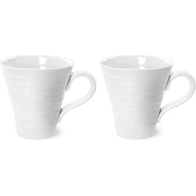 Sophie Conran for Portmeirion White Mug Set of 2 - Mugs Sophie Conran for Portmeirion White Mug Set of 2 - Mugs