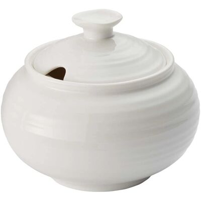 Sophie Conran White Covered Sugar Bowl - Porcelain - 300ml Sophie Conran White Covered Sugar Bowl - Porcelain - 300ml