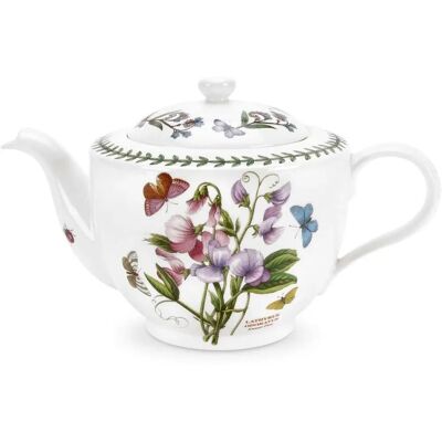 Portmeirion Sweet Pea 2 Pint Teapot - Floral Traditional Design Portmeirion Sweet Pea 2 Pint Teapot - Floral Traditional Design