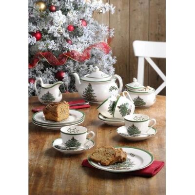 Spode Juletre Tallerken - 27 cm Hvit Spode Juletre Tallerken - 27 cm Hvit