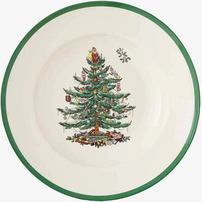 Spode Juletræ Dybt Tallerken - 23cm - Hvid - Jule Serie Spode Juletræ Dybt Tallerken - 23cm - Hvid - Jule Serie