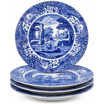 Spode Blue Italian Suppefat - Set med 4 - 23cm Spode Blue Italian Suppefat - Set med 4 - 23cm