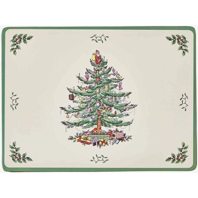 Spode Christmas Tree Wallpaper 40x30cm 4-pack Spode Christmas Tree Wallpaper 40x30cm 4-pack