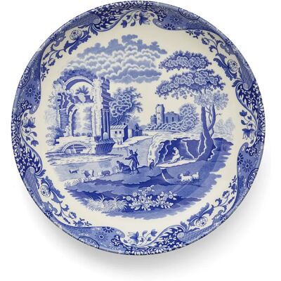 Bol à pâtes Blue Italian de Spode - Faïence - Bleu/Blanc - Publicité Bol à pâtes Blue Italian de Spode - Faïence - Bleu/Blanc - Publicité