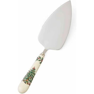 Spode Julegran Kakespade - Rustfritt stål & porselen - Juletrær design Spode Julegran Kakespade - Rustfritt stål & porselen - Juletrær design