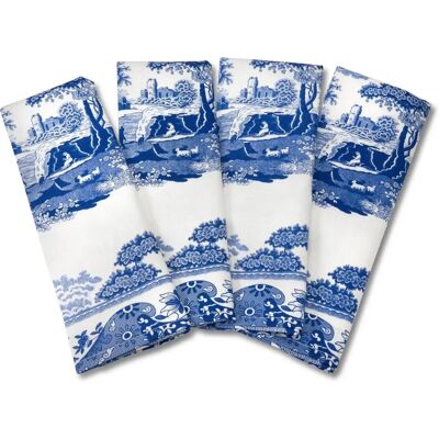 Pimpernel Blue Italian Cotton Napkins Set of 4 - Tableware Napkin Pimpernel Blue Italian Cotton Napkins Set of 4 - Tableware Napkin