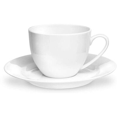 Royal Worcester Serendipity White Set of 4 Teacup & Saucers - Tea Set Royal Worcester Serendipity White Set of 4 Teacup & Saucers - Tea Set