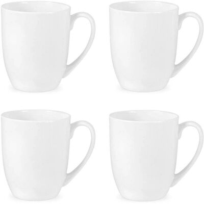 Royal Worcester Serendipity Mug Set - 4, 350ml, White Royal Worcester Serendipity Mug Set - 4, 350ml, White