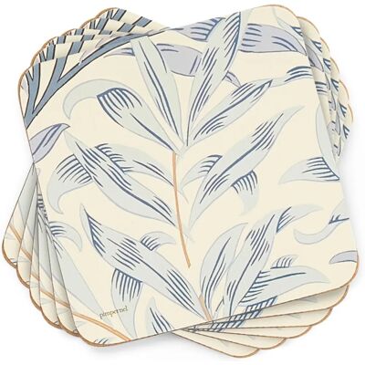 Pimpernel Willow Boughs Blue Coasters Set of 6 - Coasters Pimpernel Willow Boughs Blue Coasters Set of 6 - Coasters