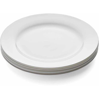 Royal Worcester Serendipity Platinum Dinner Plates - Dinner Type Royal Worcester Serendipity Platinum Dinner Plates - Dinner Type