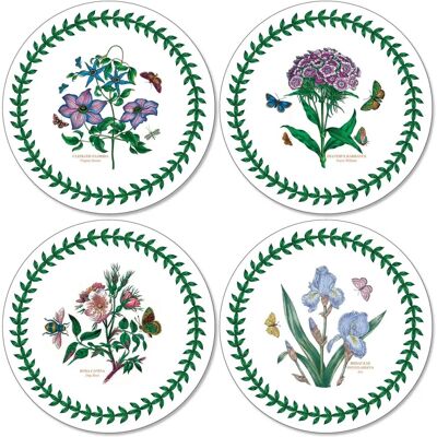 Pimpernel 10.5cm MDF Cork Back Botanic Garden Coasters - Set Pimpernel 10.5cm MDF Cork Back Botanic Garden Coasters - Set