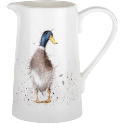 Jarra de porcelana de pato de Wrendale Designs - 500ml - Blanco/multicolor Jarra de porcelana de pato de Wrendale Designs - 500ml - Blanco/multicolor