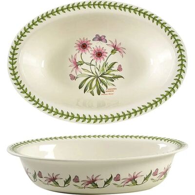 Portmeirion Botanic Garden Oval Pie Dish - Floral, Microwave Safe, 34.5cm Portmeirion Botanic Garden Oval Pie Dish - Floral, Microwave Safe, 34.5cm
