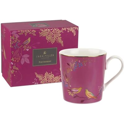 Sara Miller Pink Chelsea Bird Porcelain Mug - Gift Box - Mug - Porcelain Sara Miller Pink Chelsea Bird Porcelain Mug - Gift Box - Mug - Porcelain