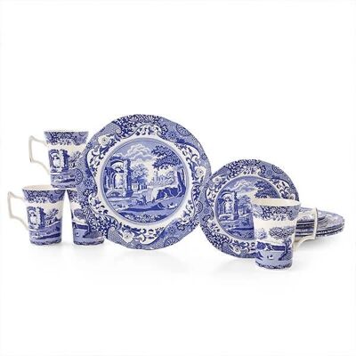 Spode Blue Italian Dinnerware Set - 12 Piece, Blue/White - Dinnerware Set Spode Blue Italian Dinnerware Set - 12 Piece, Blue/White - Dinnerware Set