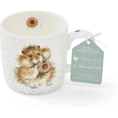 Taza de hámster 'La dieta empieza mañana' de Wrendale Designs - Porcelana fina Taza de hámster 'La dieta empieza mañana' de Wrendale Designs - Porcelana fina
