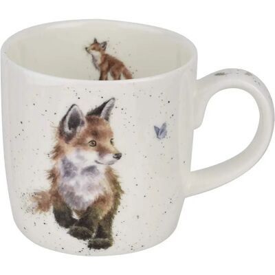 Taza de Zorro de Wrendale Designs - Porcelana de hueso fina, 310ml - Arte animal Taza de Zorro de Wrendale Designs - Porcelana de hueso fina, 310ml - Arte animal