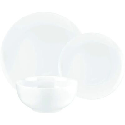 Royal Worcester Serendipity Bone China Dinnerware Set - 12 Piece White Royal Worcester Serendipity Bone China Dinnerware Set - 12 Piece White