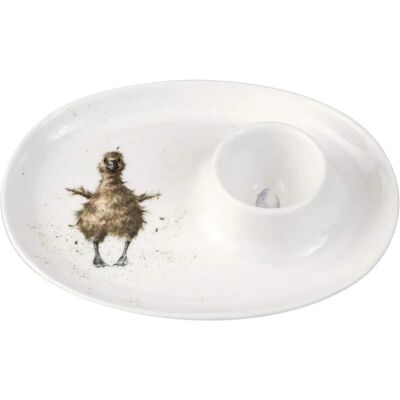 Wrendale Designs Kylling Eggkopp & Underfat Wrendale Designs Kylling Eggkopp & Underfat