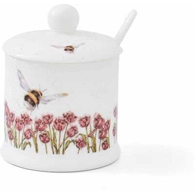 Wrendale Designs Bumblebee Conserve Pot - White - Conserve Pot Wrendale Designs Bumblebee Conserve Pot - White - Conserve Pot