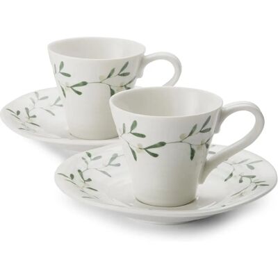 Sophie Conran Portmeirion Mistletoe Espresso Cup Set Sophie Conran Portmeirion Mistletoe Espresso Cup Set