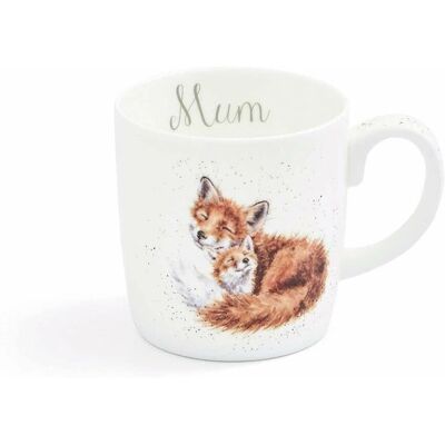 Wrendale Designs Mor Ræv Benporcelæn Kopp - 400ml - Dyre Kolleksjon Wrendale Designs Mor Ræv Benporcelæn Kopp - 400ml - Dyre Kolleksjon