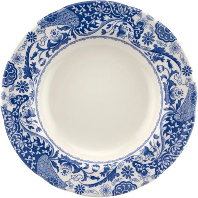 Spode Brocato Sæt med 4 Suppetallerkener - Blue Italian Design Spode Brocato Sæt med 4 Suppetallerkener - Blue Italian Design