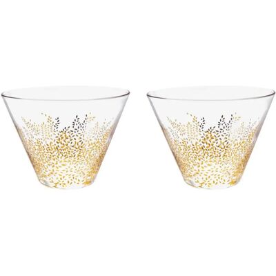 Sara Miller London Chelsea Glass Bowls - Set of 2 Sara Miller London Chelsea Glass Bowls - Set of 2