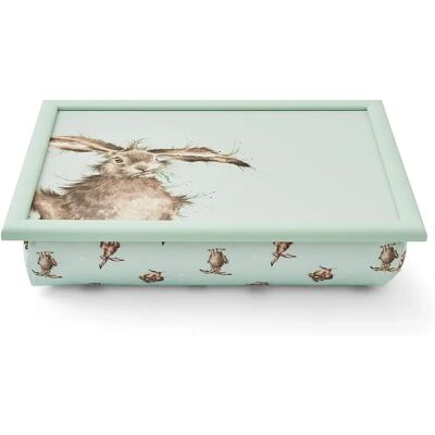 Wrendale Designs Hare Brained Cushioned Lap Tray - Animal Art Wrendale Designs Hare Brained Cushioned Lap Tray - Animal Art