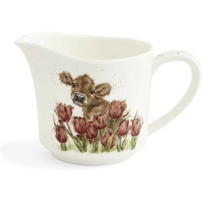 Wrendale Designs Cow Fine Bone China Cream Jug - Cow, White/Multi Wrendale Designs Cow Fine Bone China Cream Jug - Cow, White/Multi
