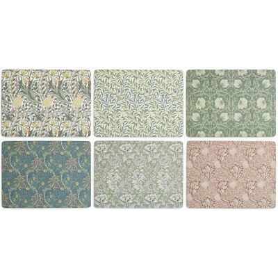 Portmeirion Morris und Co Spode Platzsets Set aus 6 - Geschirr Portmeirion Morris und Co Spode Platzsets Set aus 6 - Geschirr