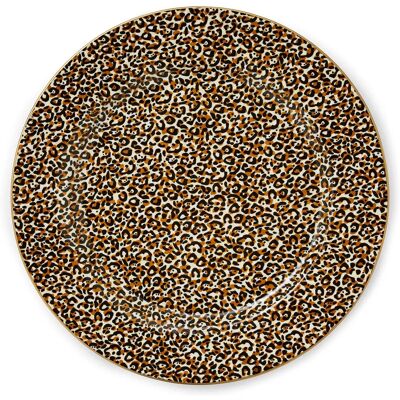 Plato Creatures of Curiosity de Spode - Leopardo - 30.5cm Porcelana Fina Plato Creatures of Curiosity de Spode - Leopardo - 30.5cm Porcelana Fina