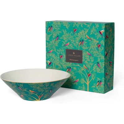 Sara Miller Chelsea Green Large Salad Bowl - Birds & Gold - Salad Bowl Sara Miller Chelsea Green Large Salad Bowl - Birds & Gold - Salad Bowl