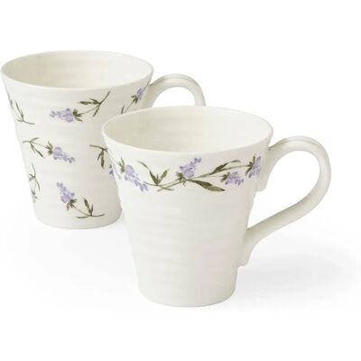 Sophie Conran for Portmeirion Lavandula Mug Set - White - 350ml Sophie Conran for Portmeirion Lavandula Mug Set - White - 350ml
