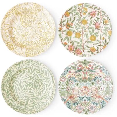 Assiettes d'appoint en terre cuite Morris & Co. - Ensemble de 4 - 23cm Multicolore - Publicité Assiettes d'appoint en terre cuite Morris & Co. - Ensemble de 4 - 23cm Multicolore - Publicité